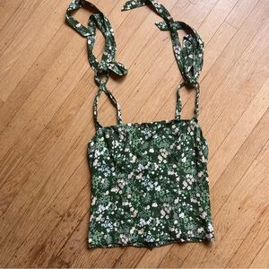 Reformation tie-strap tank top